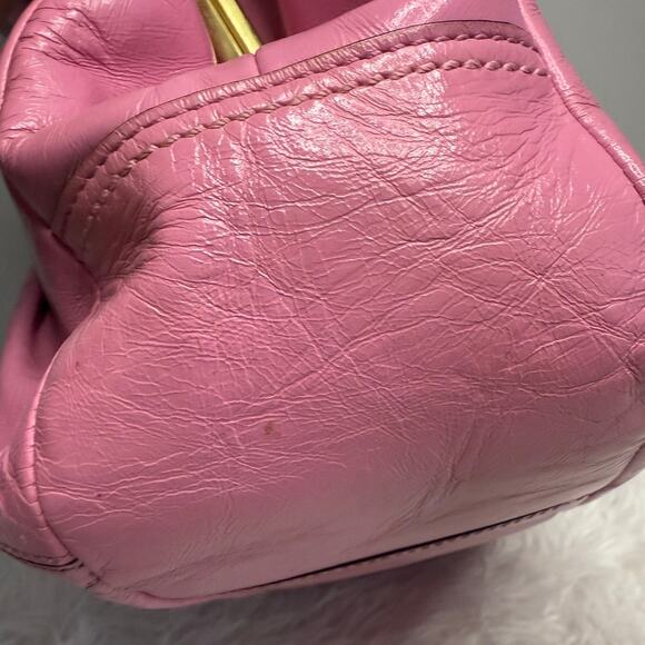 y2k COACH 2008 Pink 12520 Patented Leather Ergo Shoulder Bag - Picture 8 of 16